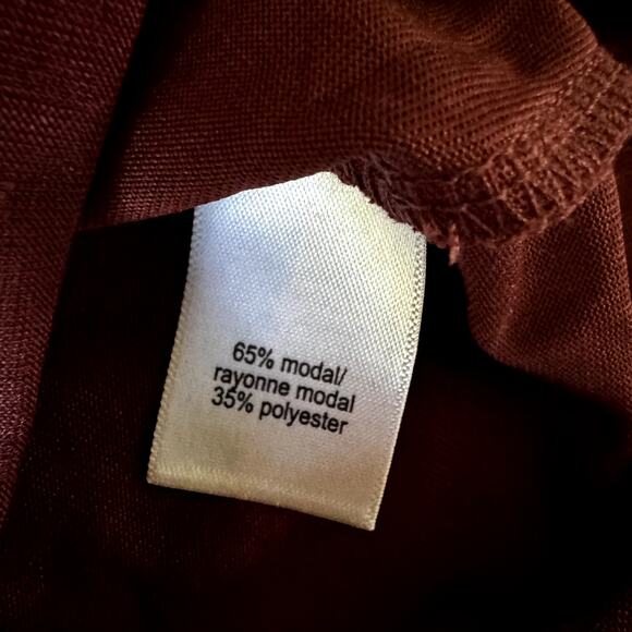 Edgely Boxy V-Neck T-Shirt Plus Size 2X Short Sleeve - Picture 3 of 5